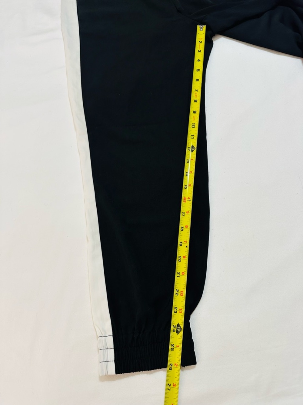 MOSSIMO BLACK TUXEDO STRIPE JOGGER PANTS ATHLEISURE COMFORTABLE LUXURY LARGE - Picture 4 of 14